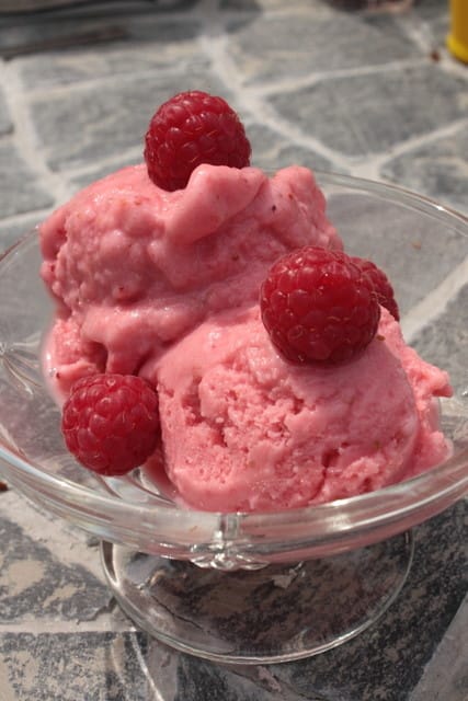 Glace à la fraise