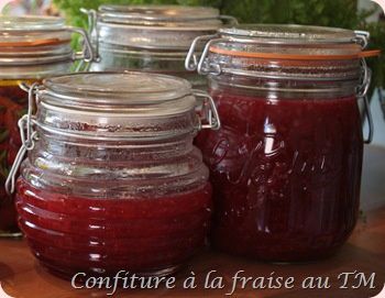 Vives les fraises, Confiture au Thermomix