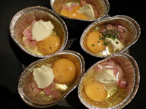 Thermomix: Oeufs cocotte, nature, au jambon….