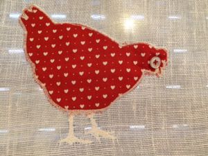 Couture: Rideaux de cuisine mes cocottes rouges