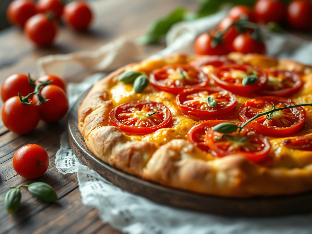 Du potager à l&rsquo;assiette: Tarte fine aux moutardes et tomates