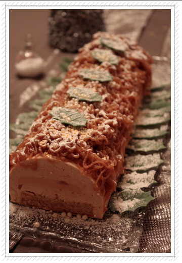 Recette délicieuse : Bûche aux marrons pour les fêtes