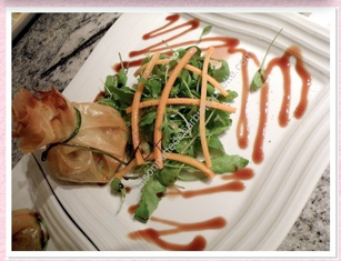 Recettes festives: Aumônières au foie gras et petits légumes.