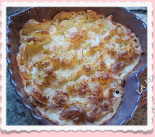 Gratin de Pomme de terre au Chaource ou cancoillotte