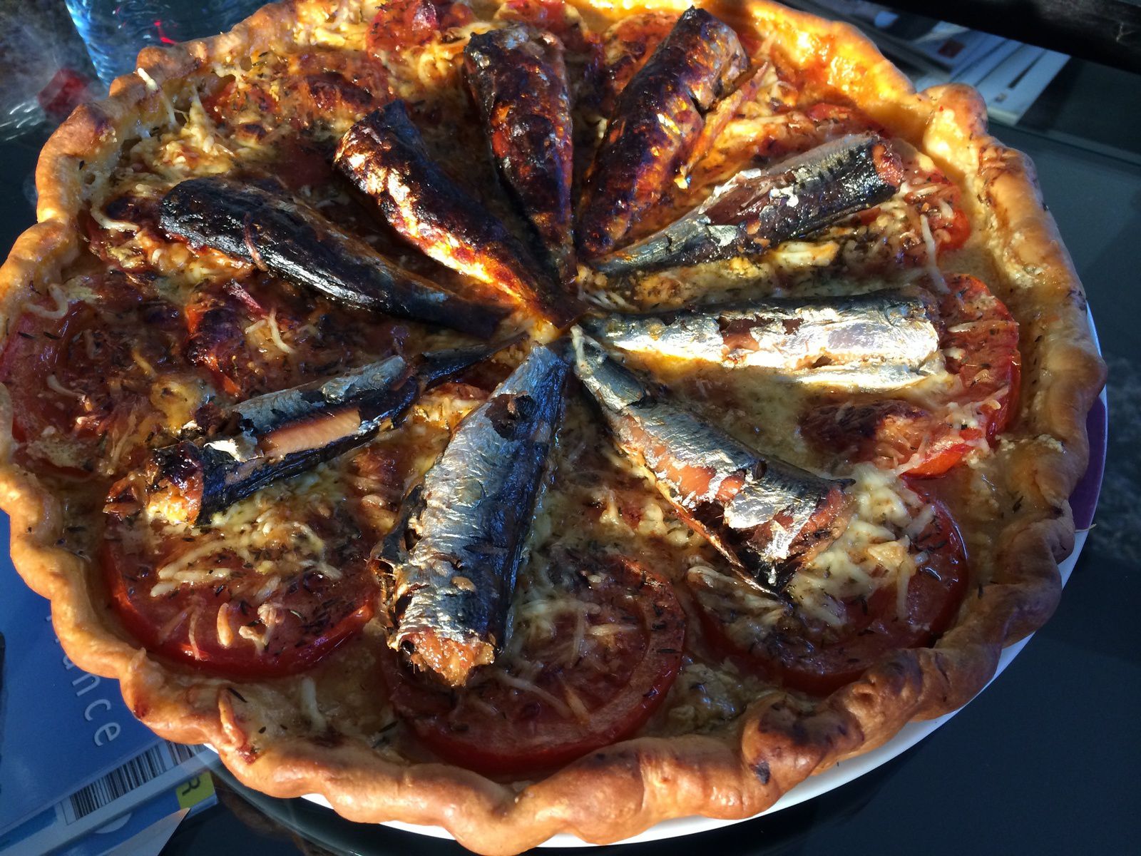La tarte aux petites sardines