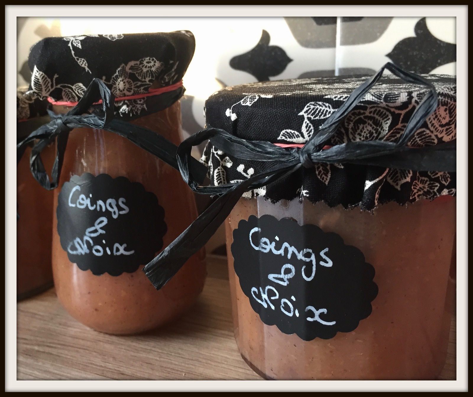 De saison: Confiture de coing et noix