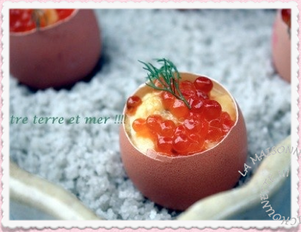 Recette Œufs Brouillés Terre et Mer