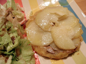 Recette Tatin de Foie Gras et Pommes de Terre