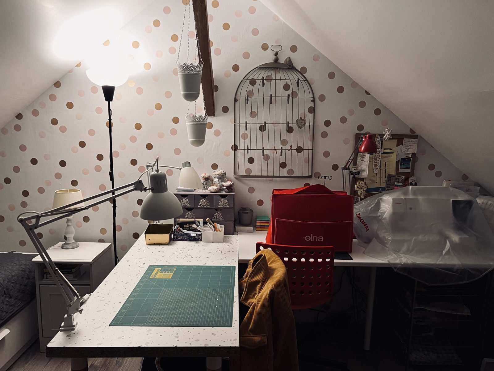 Coucou du dimanche et atelier terminé