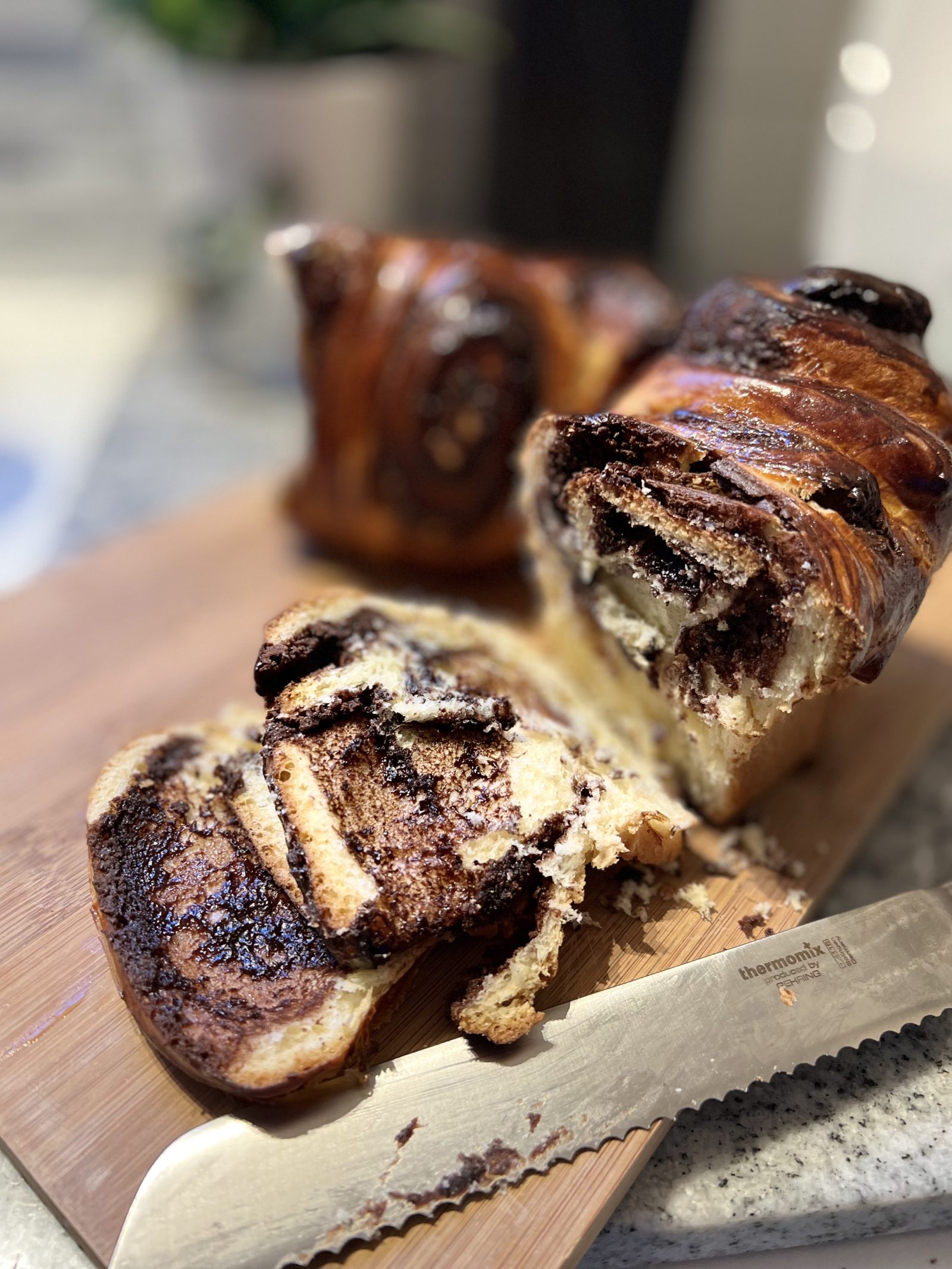 Ma brioche au chocolat: Babka sans sucre rafiné et beurre