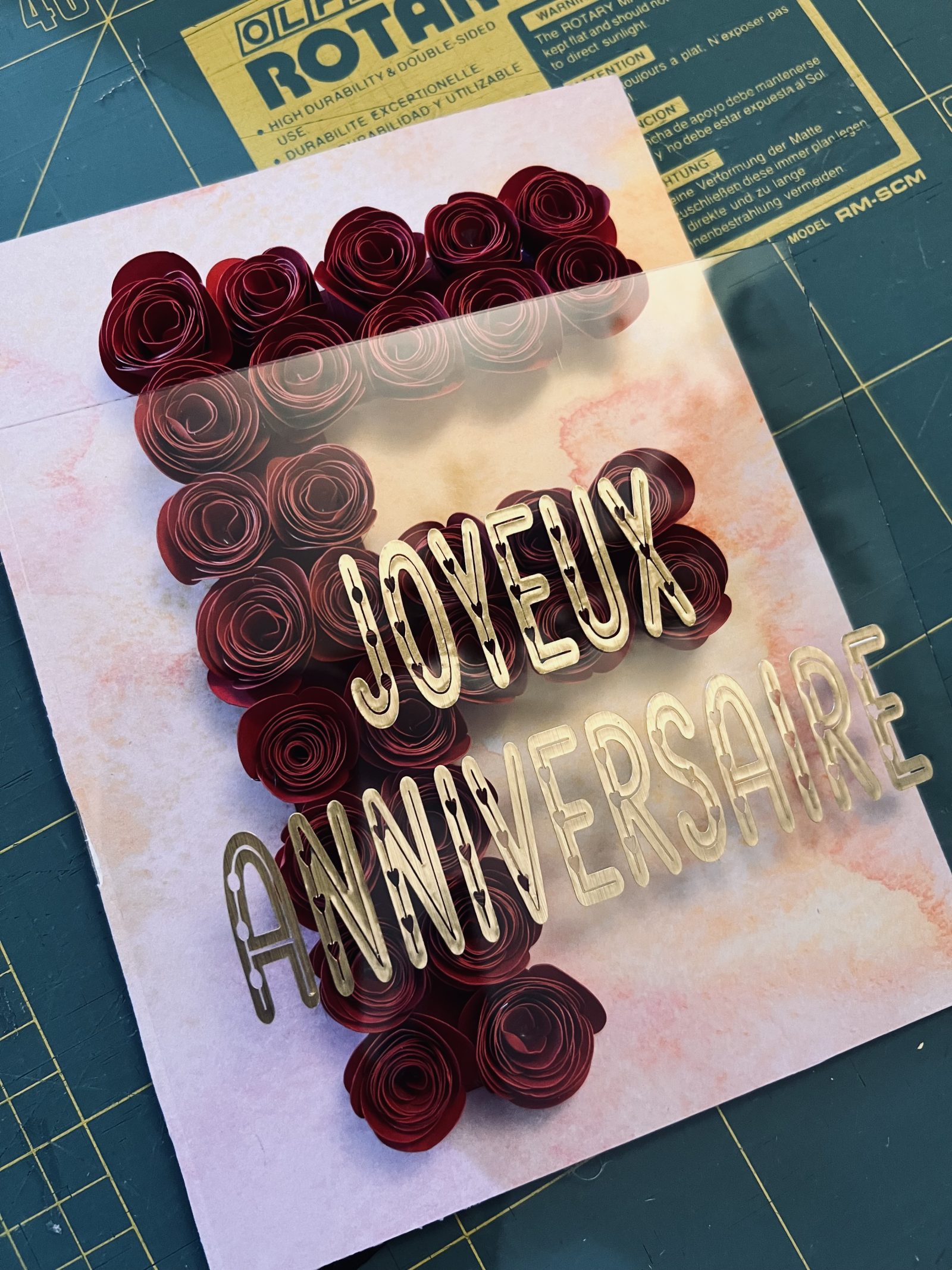 Coucou du dimanche et un anniversaire avec des roses