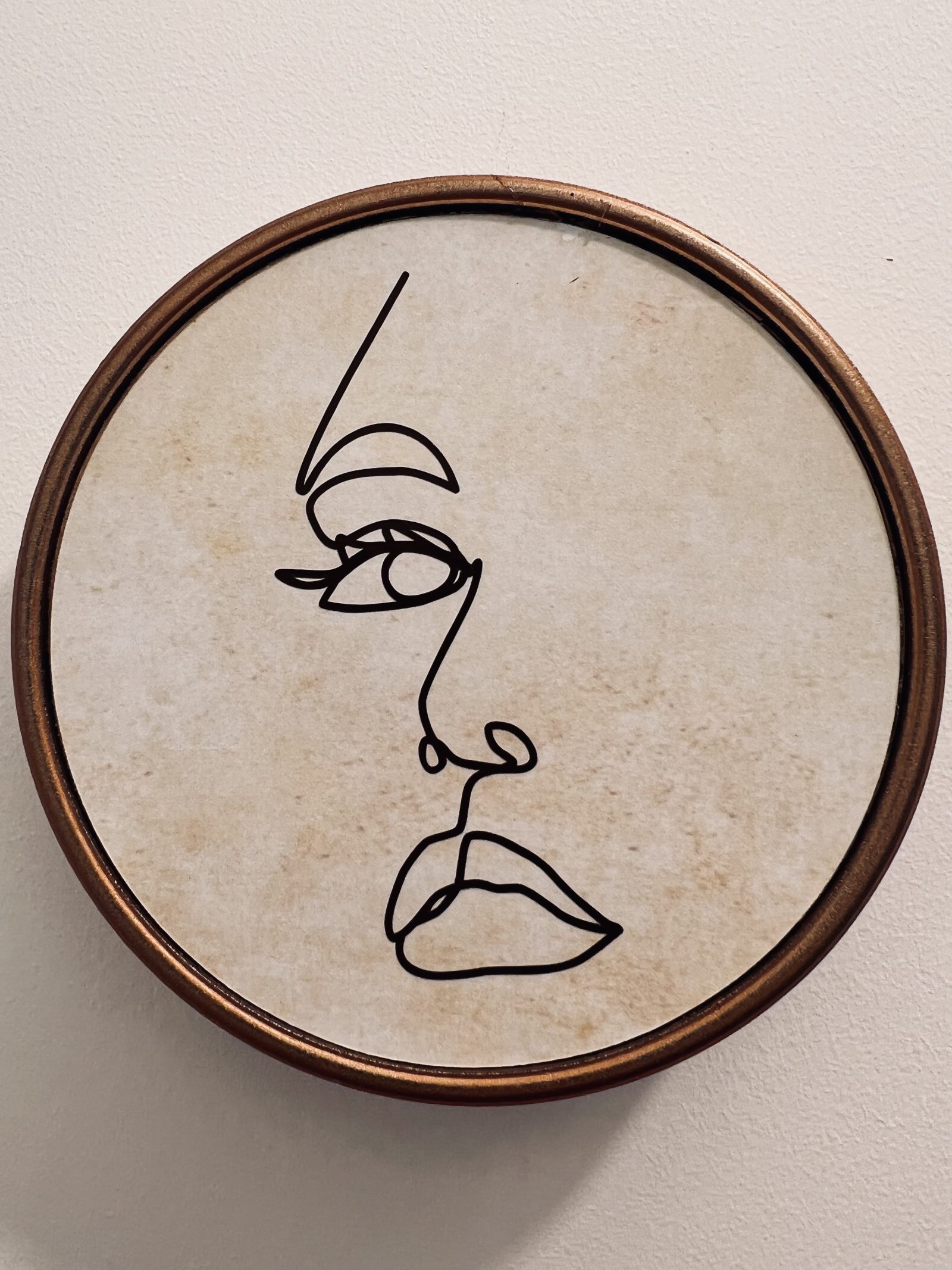Déco: triptyque tableaux ronds
