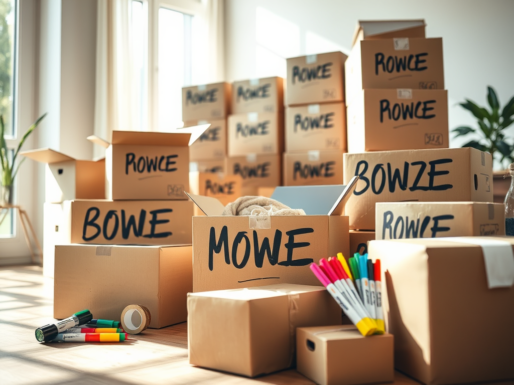 Coucou du dimanche et Top chrono pour les cartons déménagement !