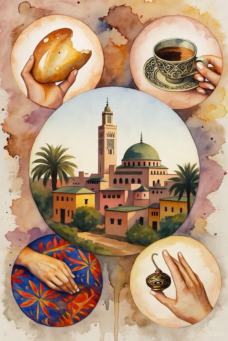 Coucou du dimanche: Cinq sens pour aimer le Maroc