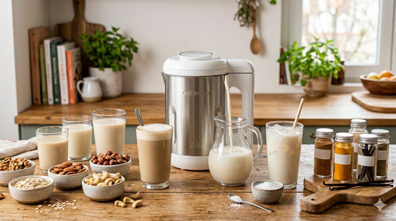 Lait végétal maison: un petit nouveau dans ma cuisine, « NutSmart » de Cuisinart